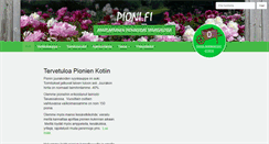 Desktop Screenshot of pioni.fi