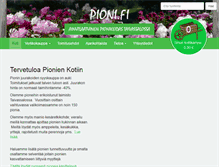 Tablet Screenshot of pioni.fi